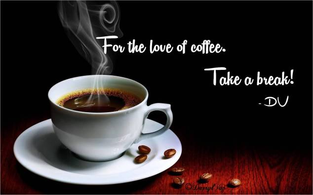 For the love of coffee...
